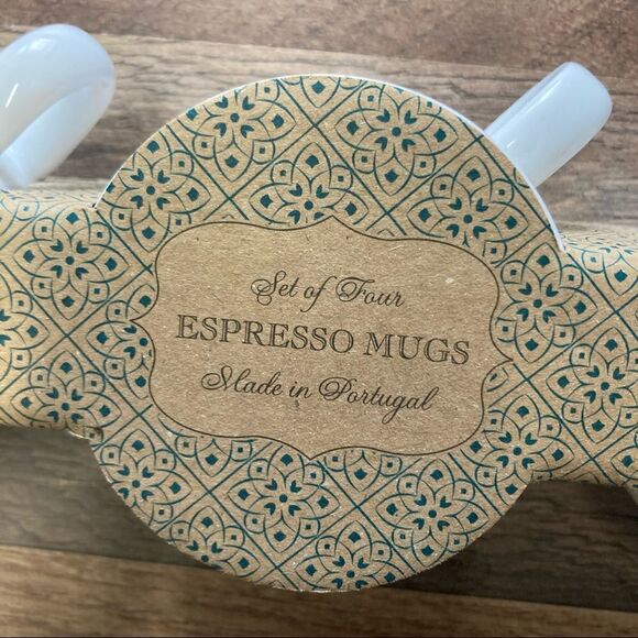NWT Set of 4 Espresso Mugs - Picture 3 of 4